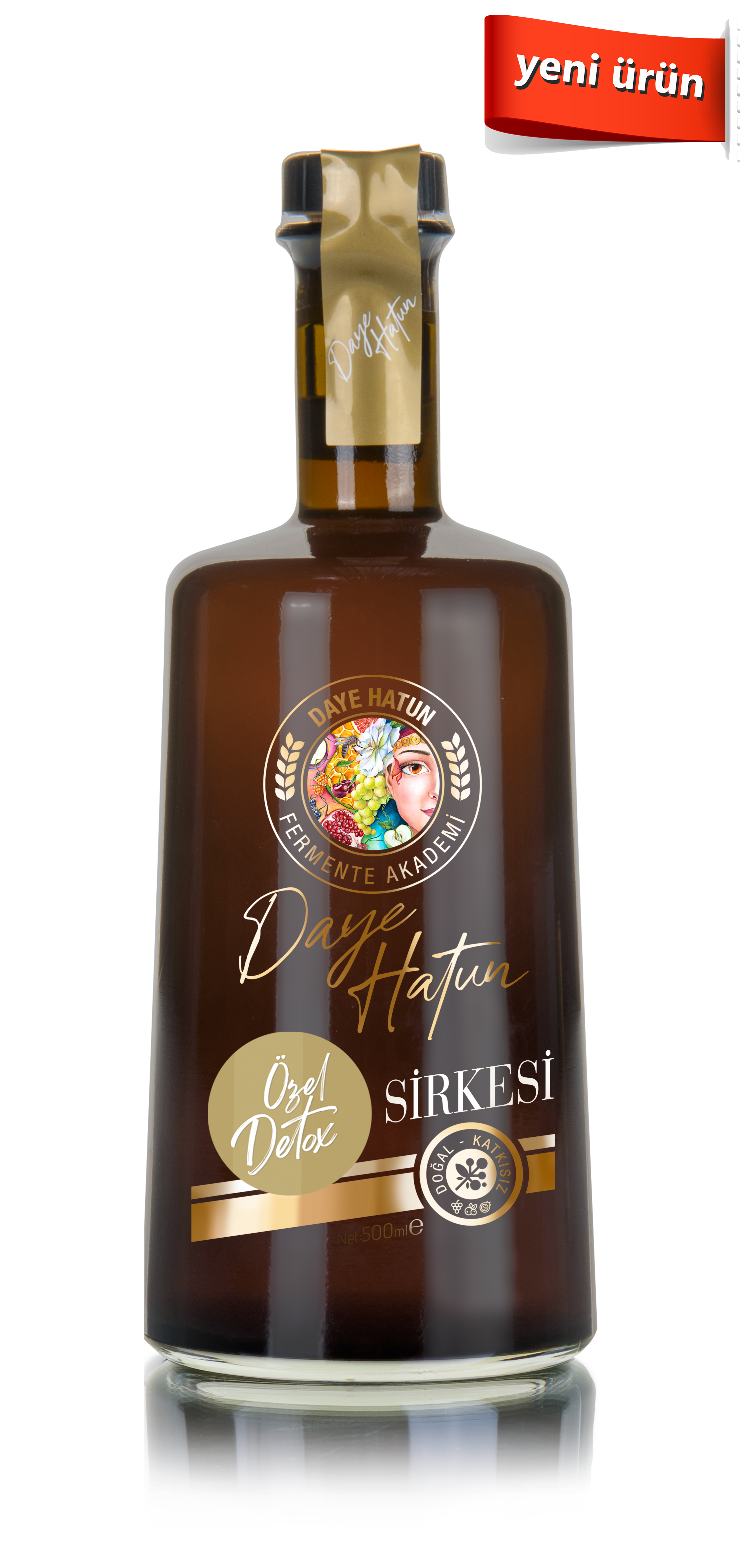 Özel Detox Sirkesi/Special Detox Vinegar (Doğal Fermente Canlı Sirke / Naturally Fermented / 500 mL)
