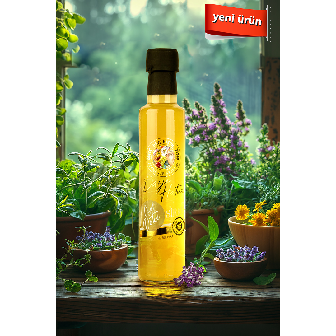 Özel Detox Sirkesi/Special Detox Vinegar (Doğal Fermente Canlı Sirke / Naturally Fermented / 250 mL)