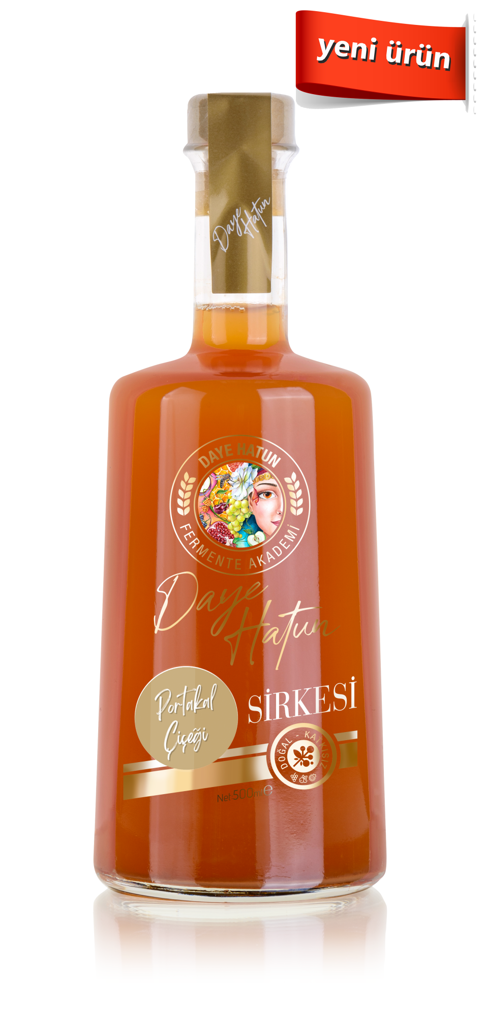 Portakal Çiçeği Sirkesi / Orange Blossom Vinegar (doğal Fermente Canlı Sirke / Nat. Ferm. / 500 Ml)
