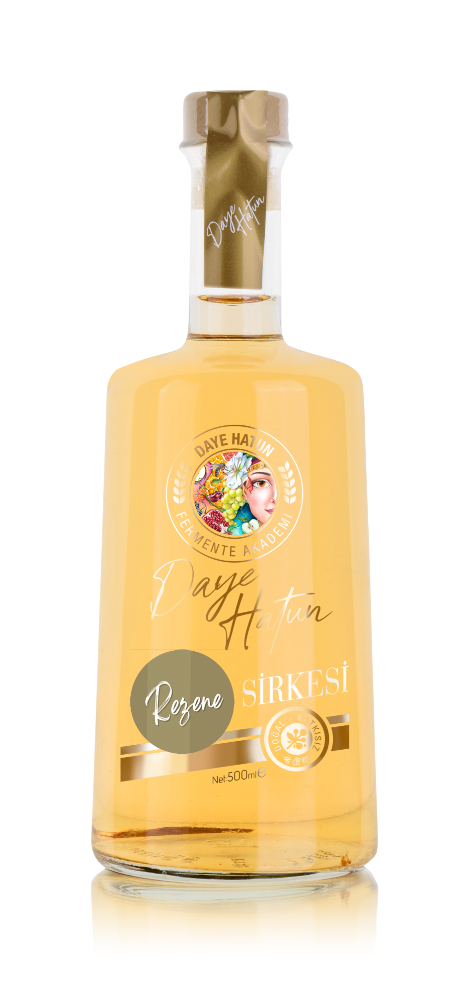 Rezene Sirkesi / Fennel Vinegar (Doğal Fermente Canlı Sirke / Naturally Fermented / 500 Ml)