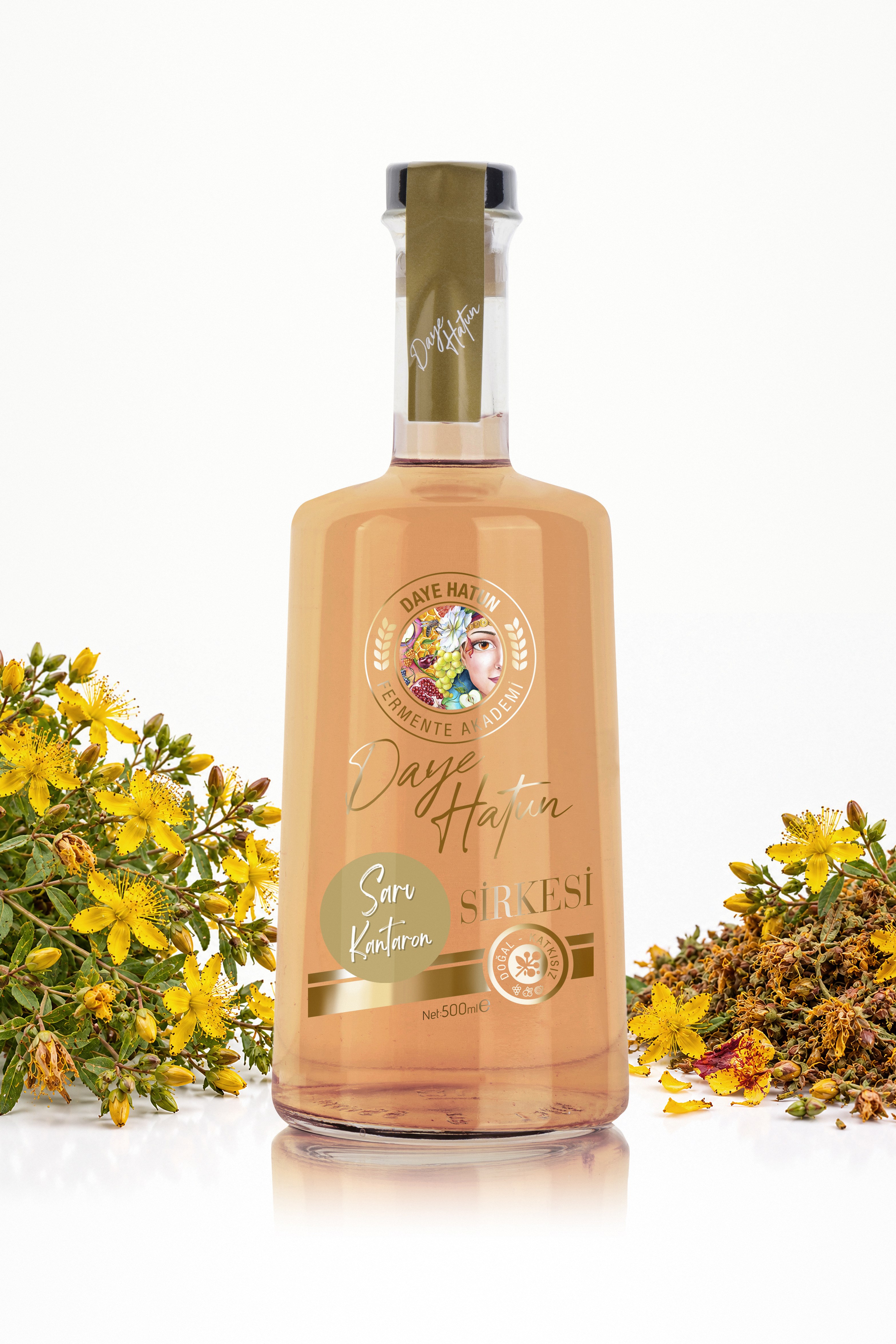 Sarı Kantaron Sirkesi / Tipton's Weed Vinegar (Doğal Fermente Canlı Sirke / Nat. Fermented / 500 mL)