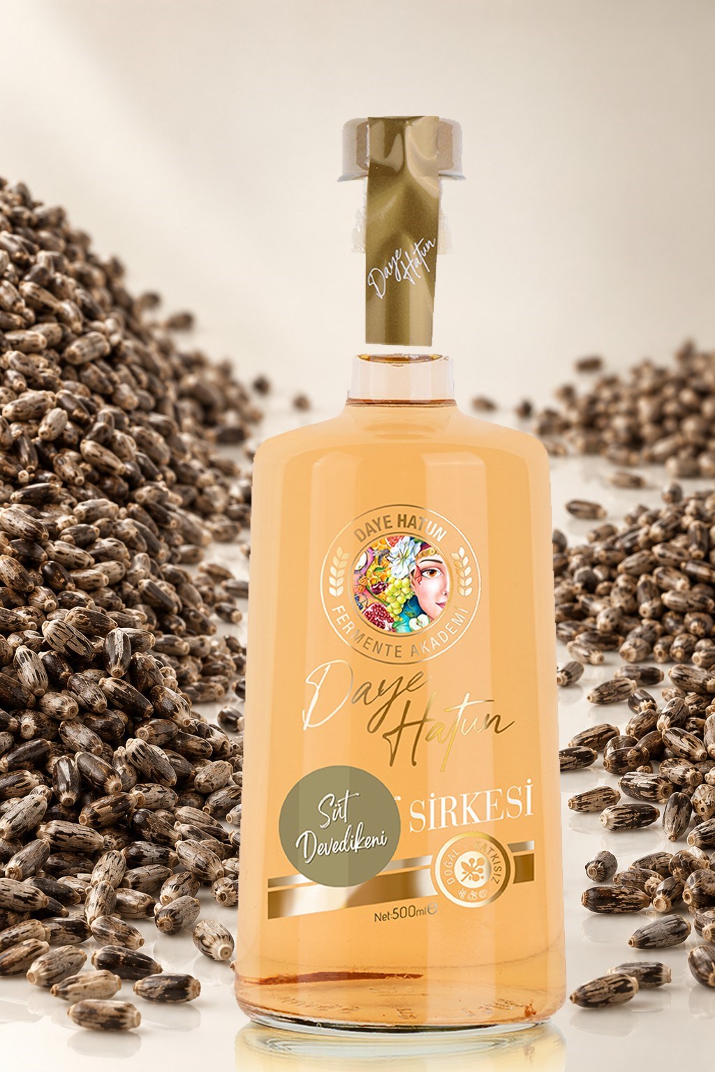 Süt Devedikeni Sirkesi / Milk Thistle Vinegar (Doğal Fermente Canlı Sirke / Nat. Fermented / 500 mL)