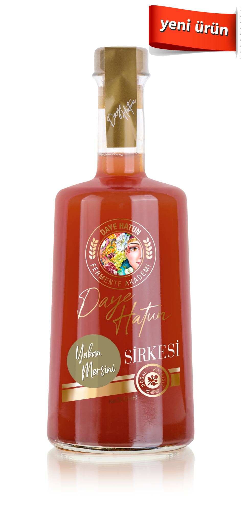 Yaban Mersini Sirkesi / Blueberry Vinegar (Doğal Fermente Canlı Sirke / Naturally Fermented / 500 Ml)