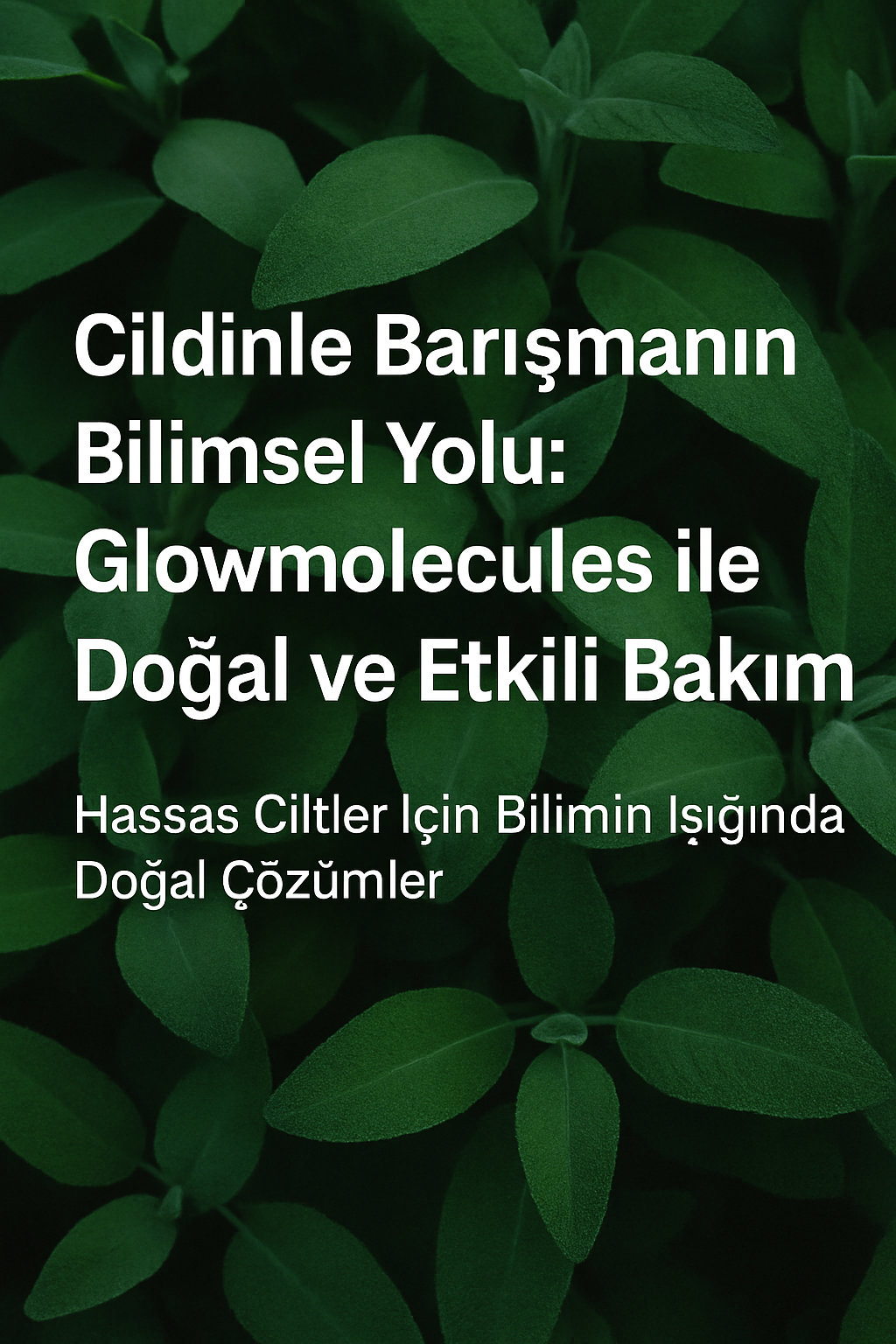 Glowmolecules ile cildinizi bilimsel bir şekilde barıştırın.