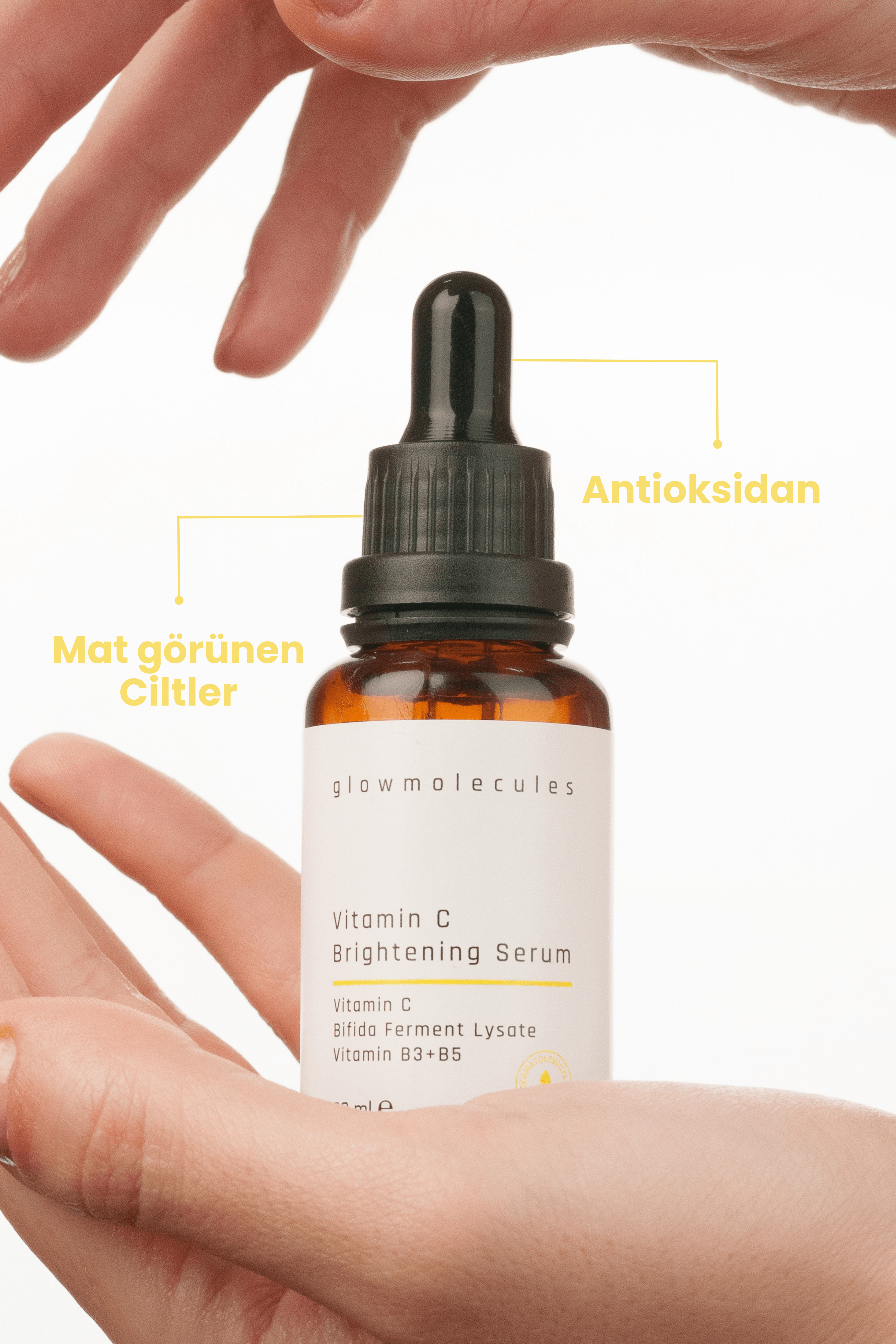 Aydınlatıcı Yaşlanma Karşıtı Anti-oksidan Vitamin C Brightening Serum (30 ML)