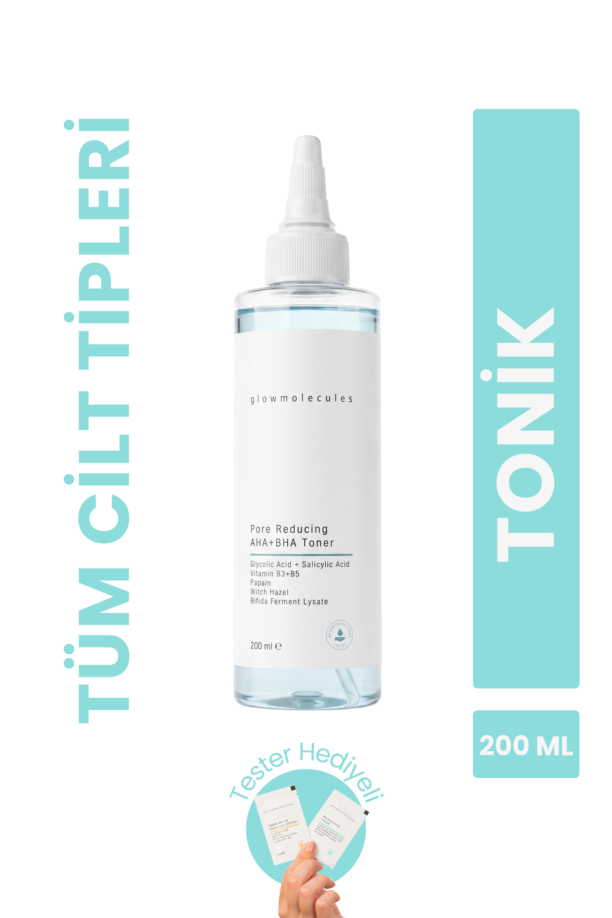 Gözenek Küçültücü Asit Toniği - Pore Reducing Aha Bha Toner (200 ML)
