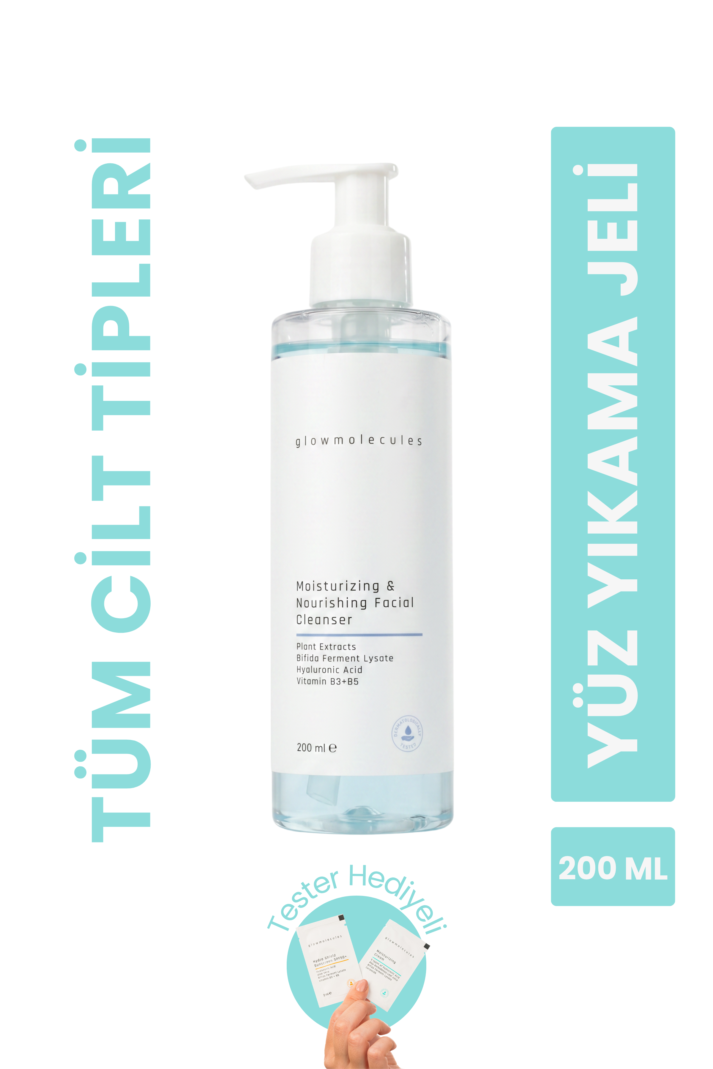 Nemlendirici Besleyici Yüz Yıkama Jeli - Moisturizing Facial Cleanser (200 ML)
