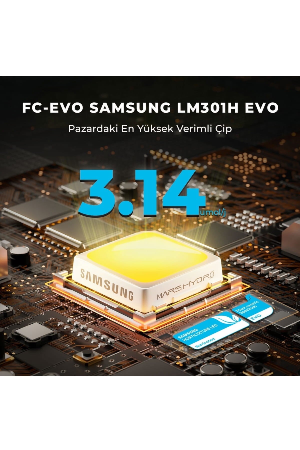 Mars Hydro FC8000 EVO 800W Led Bitki Yetiştirme Lambası