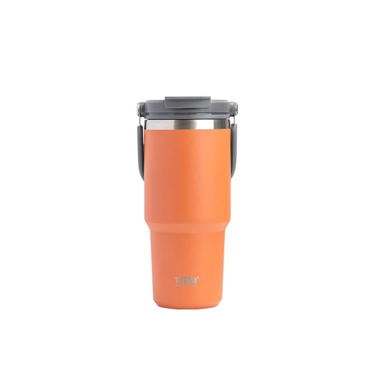 Tyeso Dailyneed Vakumlu Paslanmaz Çelik Turuncu Termos, 600 ml