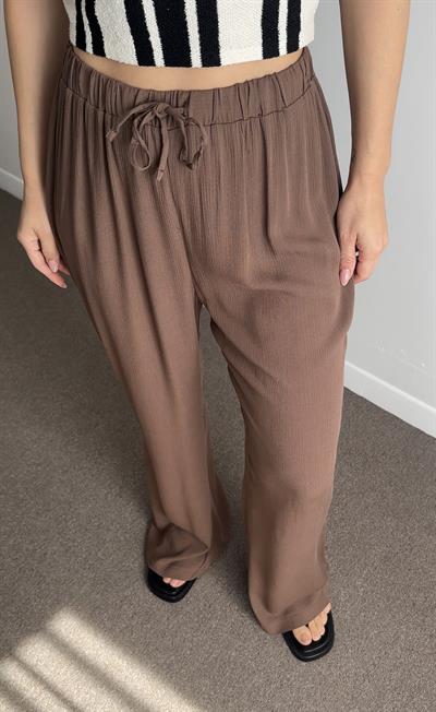 BELİ BAĞLAMALI MARKA MODEL KAHVE PANTOLON