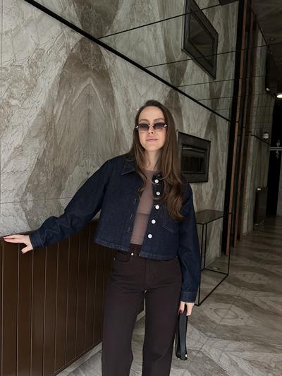 MARKA MODEL  LACİVERT KOT CEKET