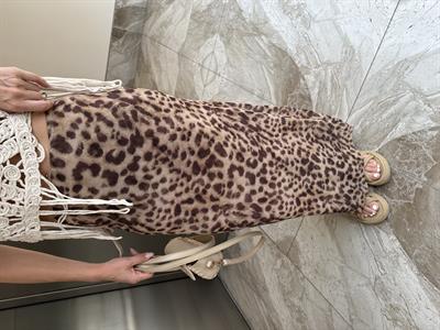 MARKA MODEL LEOPAR TÜL ETEK
