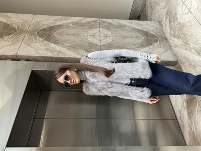 MARKA MODEL PREMIUM GRİ KÜRK YELEK
