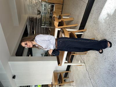 MARKA MODEL TAŞ DETAYLI DENİM JEAN