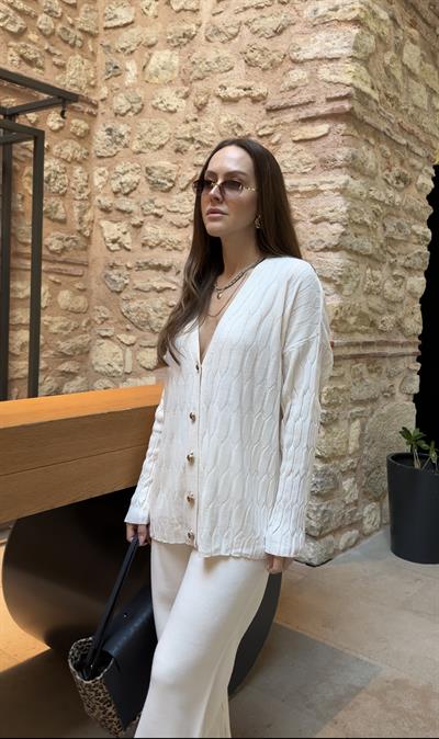 MARKA MODEL YÜRÜTME ÖRGÜ EKRU TRİKO TAKIM