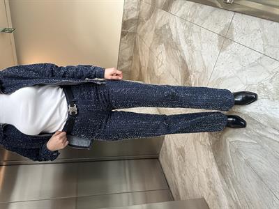 MARKA MODEL ZR YÜKSEK BEL TASARIM LACİVERT JEAN