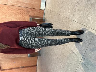 ORJ MARKA PREMIUM GRİ GEÇİŞLİ LEOPAR JEAN
