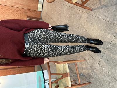 ORJ MARKA PREMIUM GRİ GEÇİŞLİ LEOPAR JEAN
