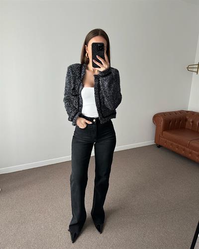 ORJ MARKA SİYAH STRAIGHT JEAN