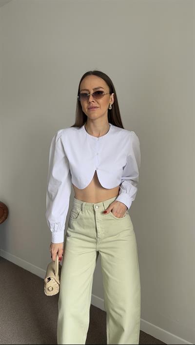 ORJ TOPSHOP MARKA AÇIK YEŞİL BAGGY JEAN