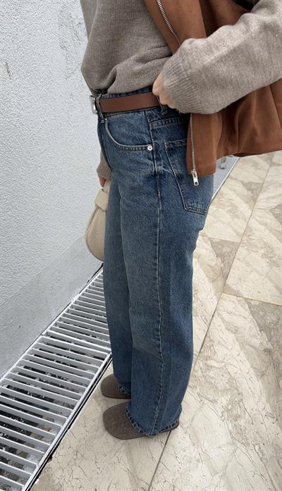Orjinal Marka Straight Yüksek Bel Jean