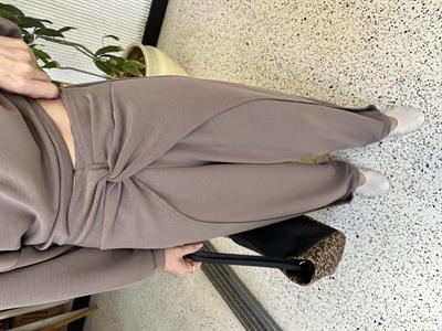 OYSHO MODEL DÜĞÜM DETAYLI MODAL PANTOLON
