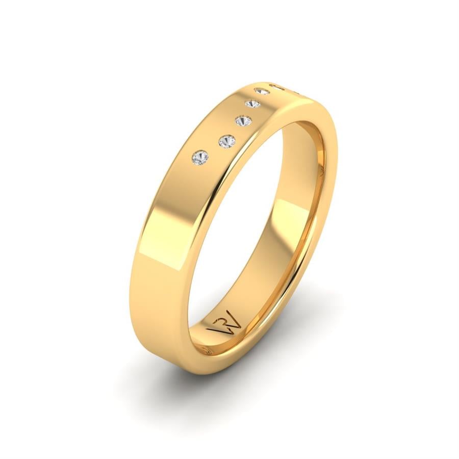 Alliances avec pierres femme Golden Romance Or Jaune