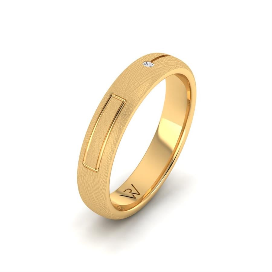 Alliances avec pierres femme Level Or Jaune