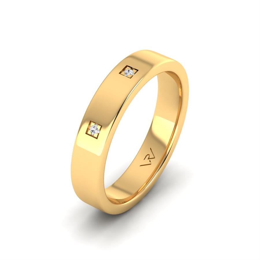 Alliances avec pierres femme Natural Alluring Or Jaune