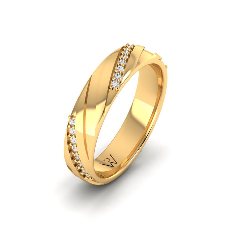 Alliances avec pierres femme Pure Clever Or Jaune