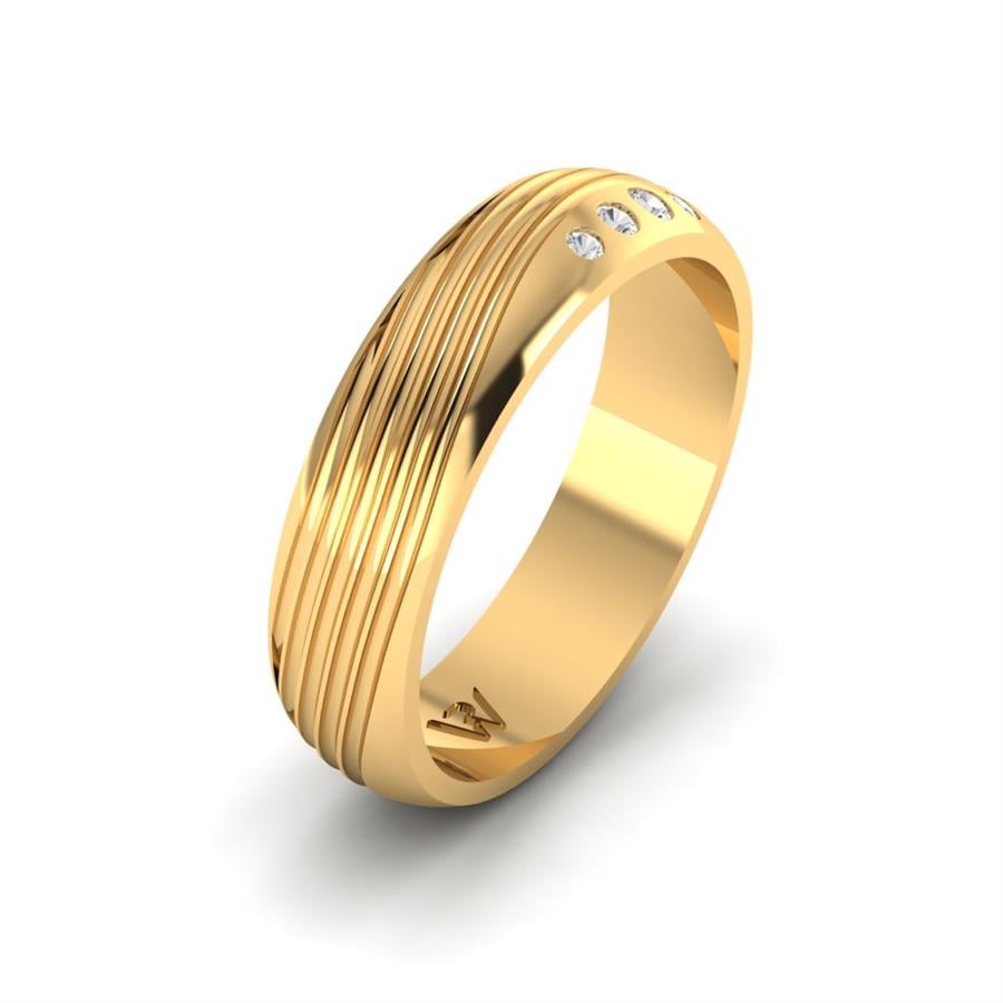 Alliances Avec Pierres Femme Sentiment Or Jaune