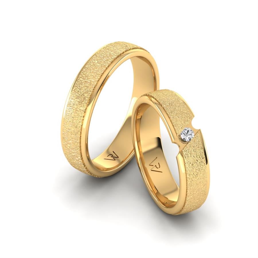 Alliances classiques Ballstonering Or Jaune