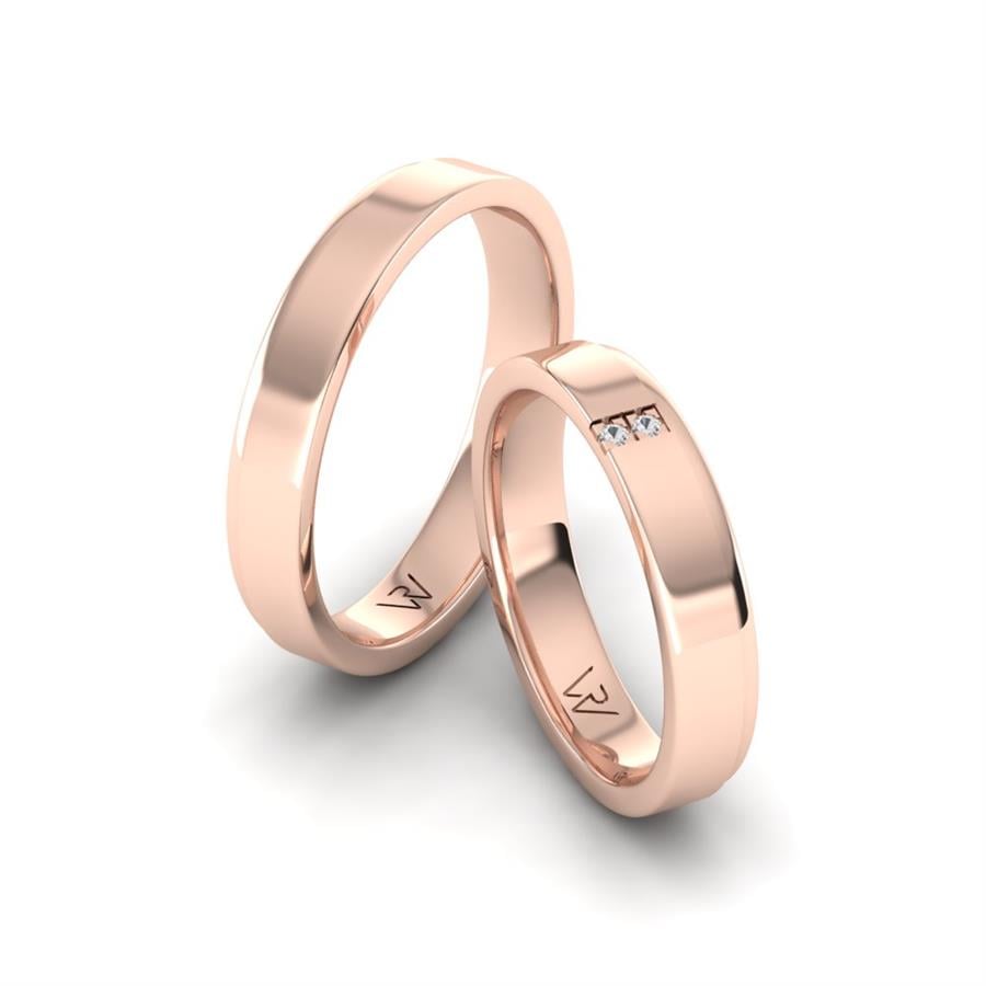 Alliances classiques Emotion Or Rose