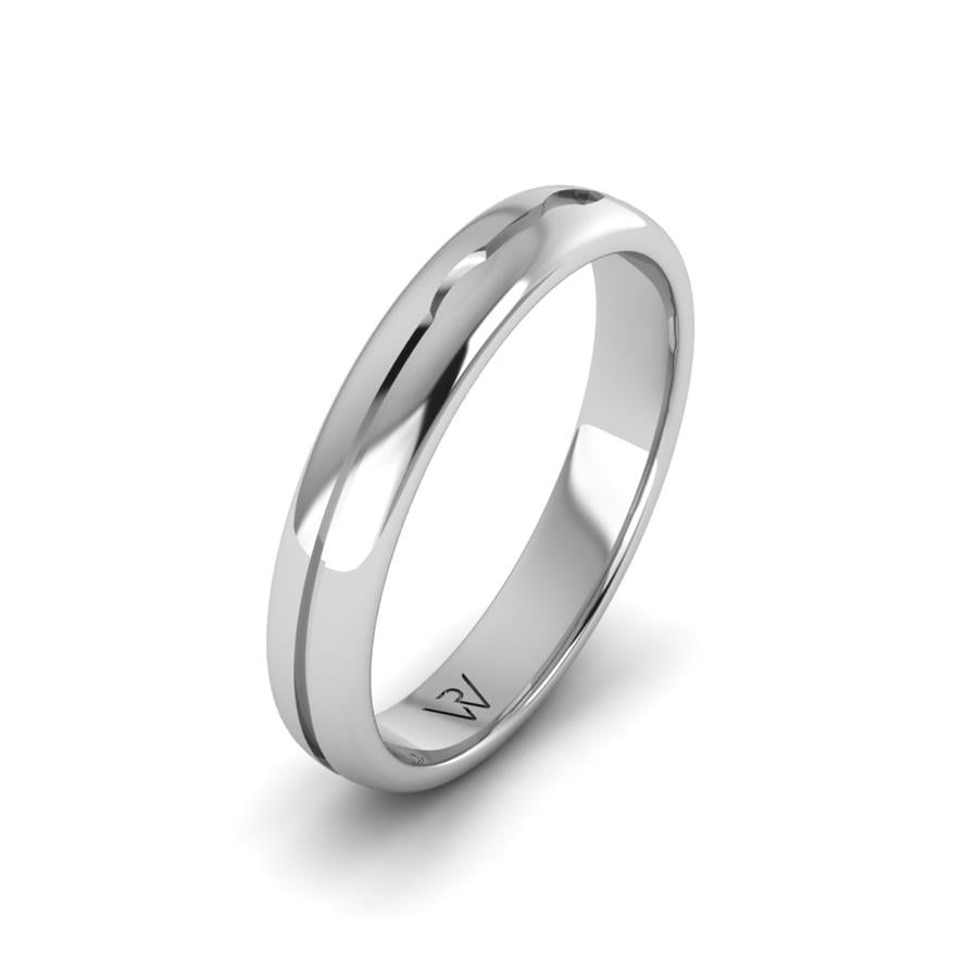 Alliances classiques homme Pure Grace Or Blanc