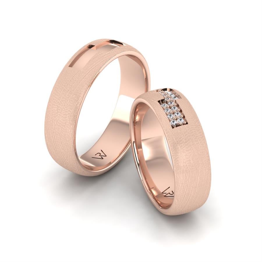 Alliances classiques Light Or Rose