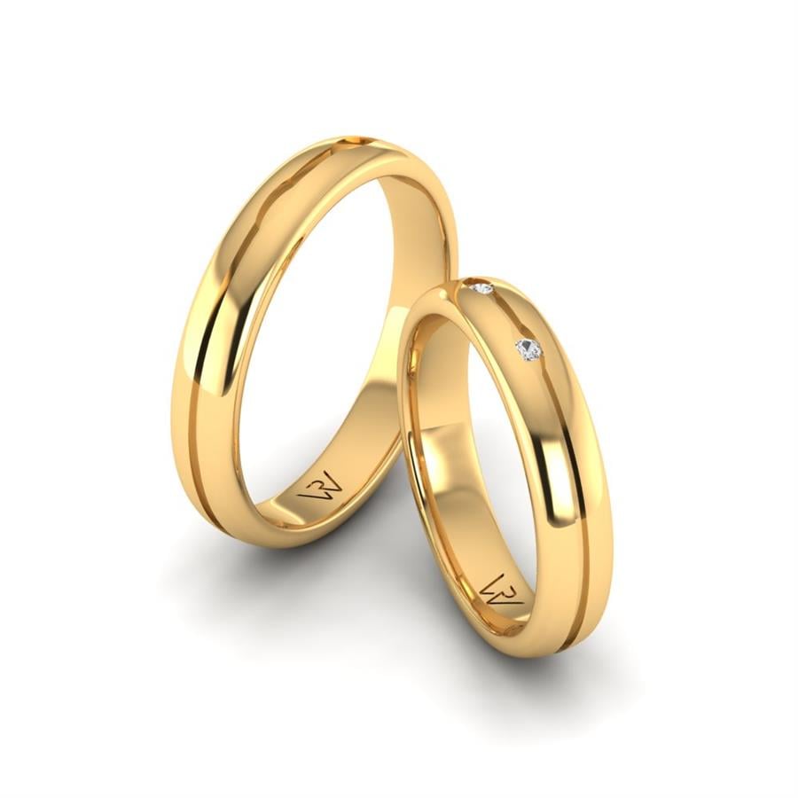 Alliances classiques Pure Grace Or Jaune