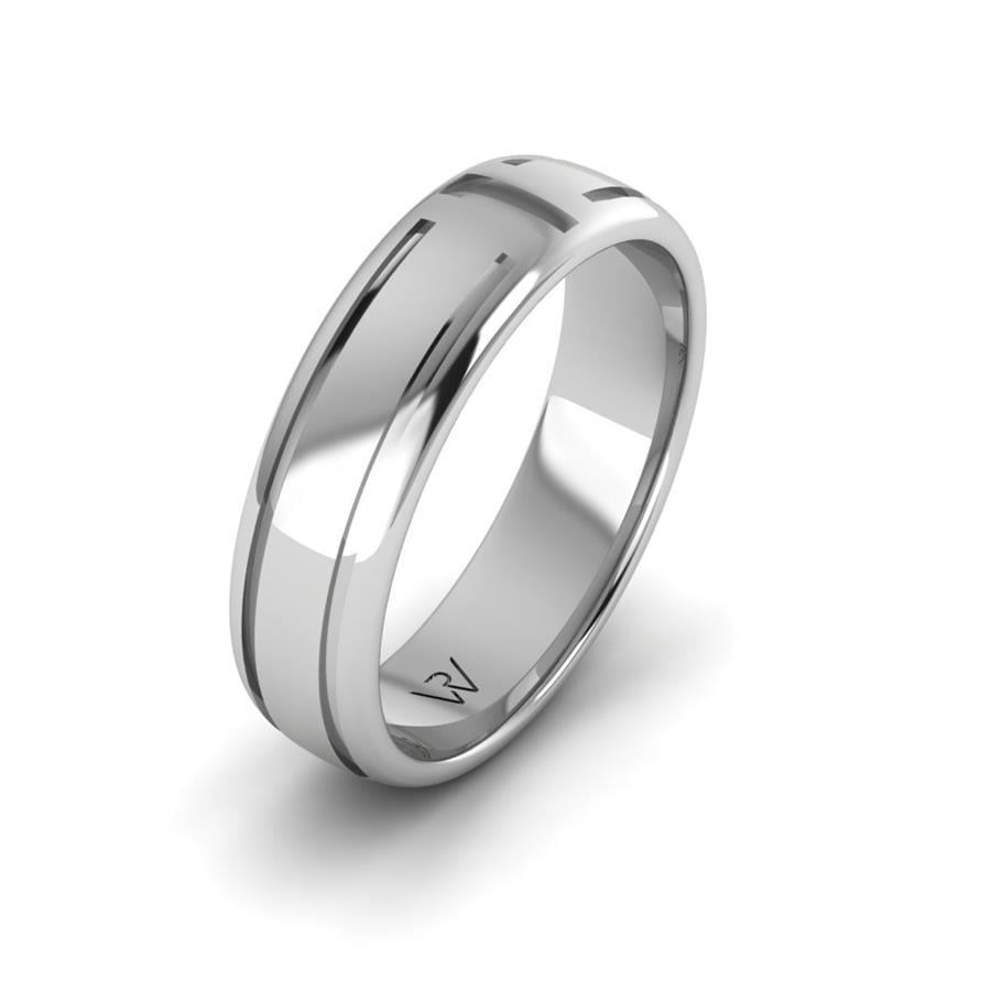 Alliances en argent homme Liam Argent