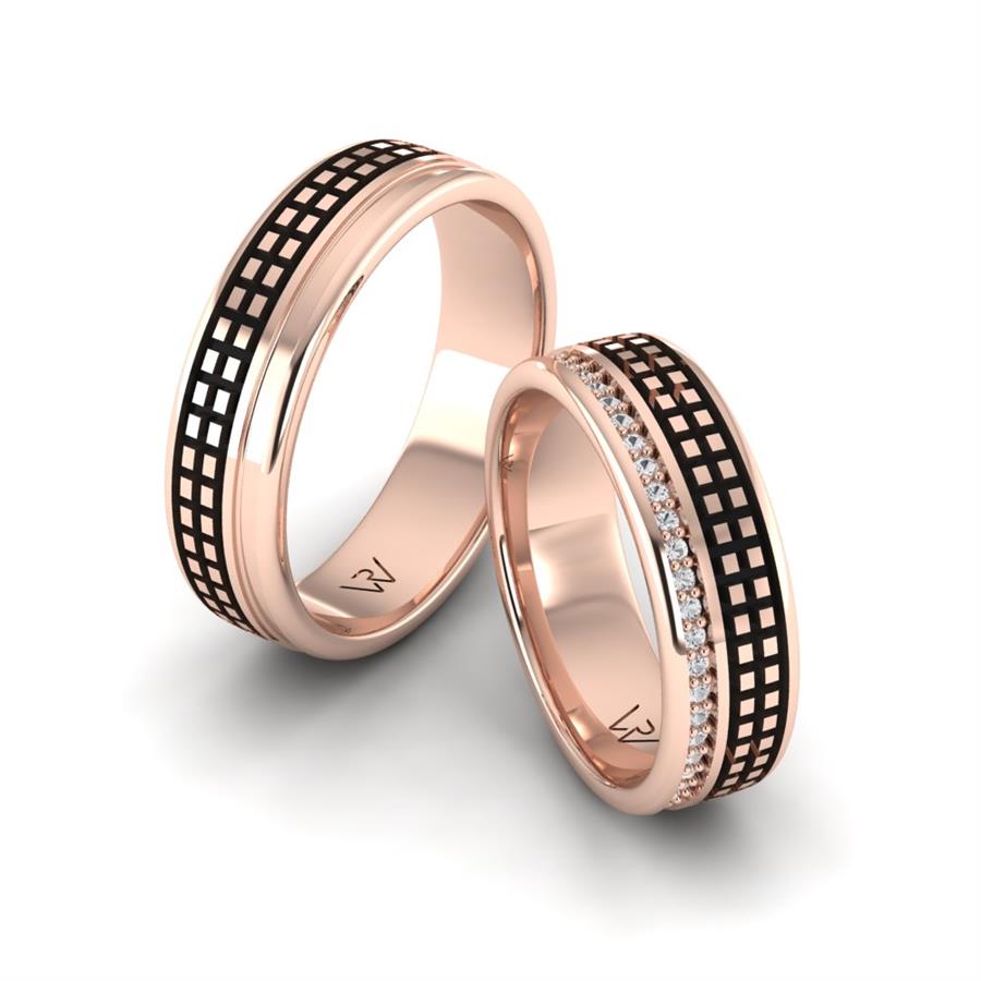 Alliances modernes Amazing Trust Basic Or Rose