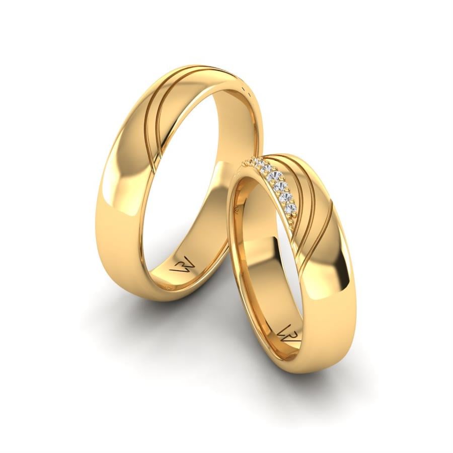 Alliances modernes Aphrodite Or Jaune