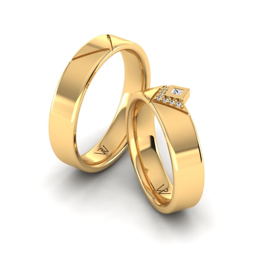 Alliances modernes Aretha Or Jaune