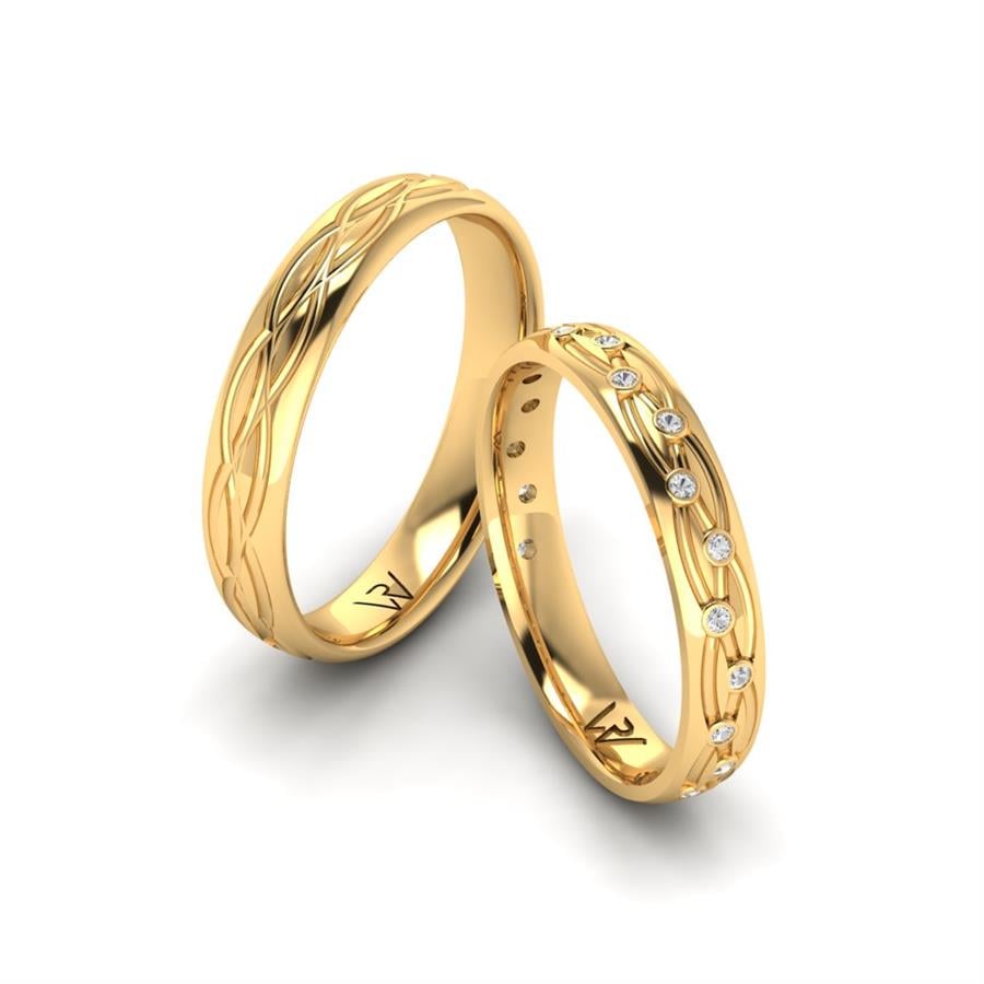 Alliances Modernes Embrace Or Jaune