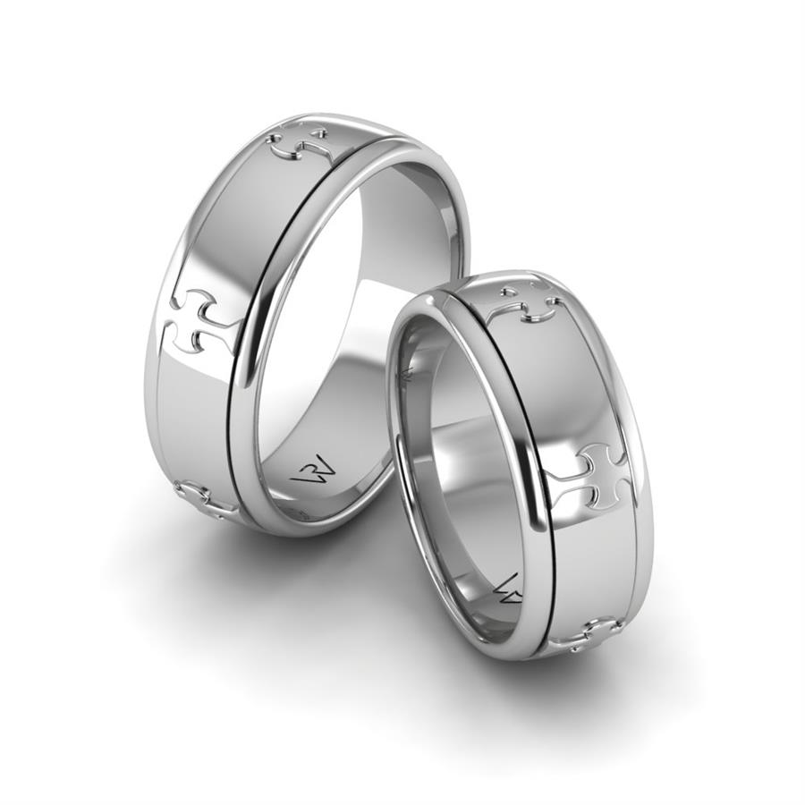 Alliances modernes Golden Perfection Or Blanc