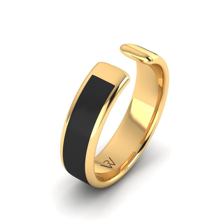 Alliances modernes homme Bright Sun Or Jaune