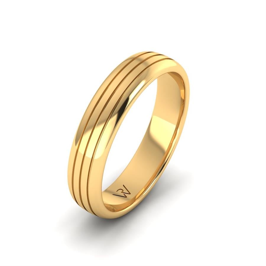 Alliances modernes homme Smart Affinity Or Jaune