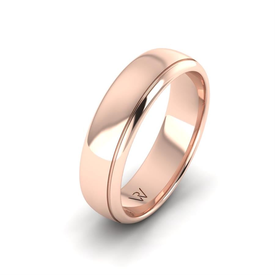 Alliances modernes homme Sparte Or Rose