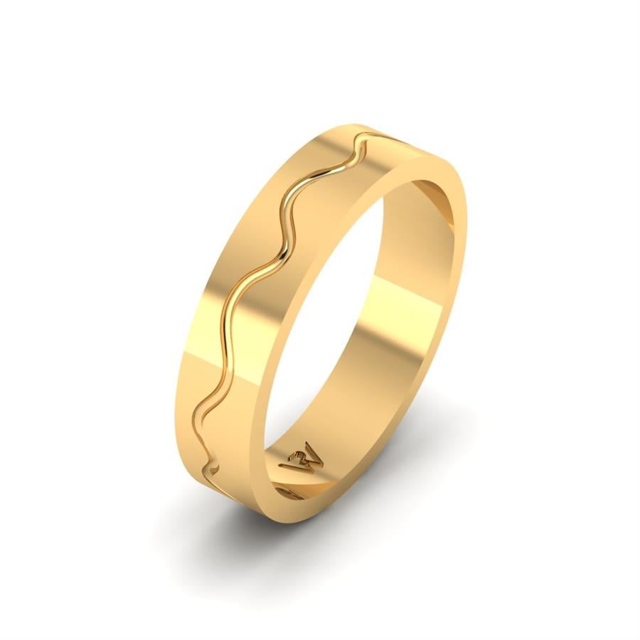 Alliances Modernes Homme Warmth Or Jaune