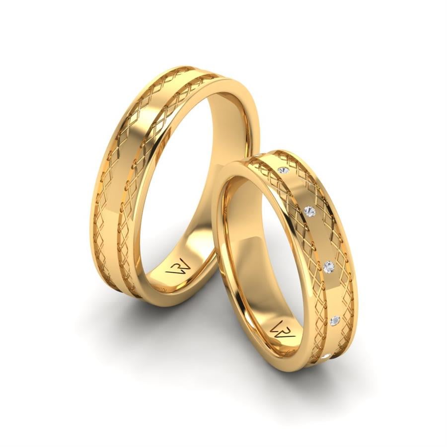 Alliances Modernes Lavindra Or Jaune