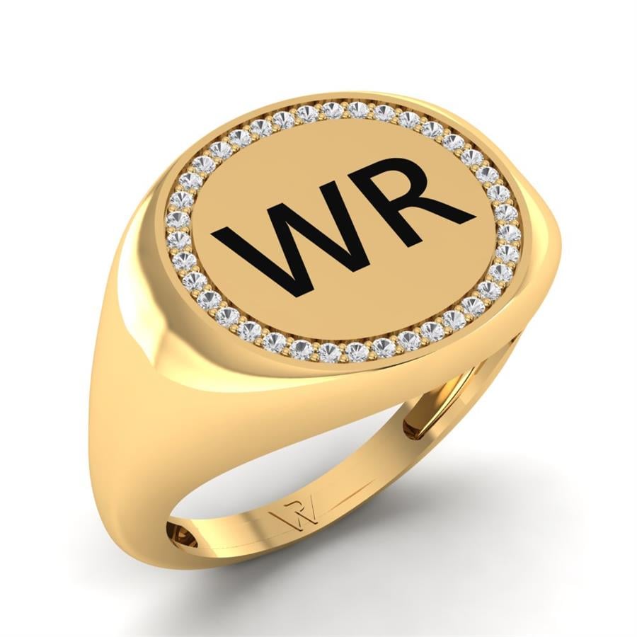 Bagues Thalia Or Jaune Oxyde de zirconium 0.20 ct