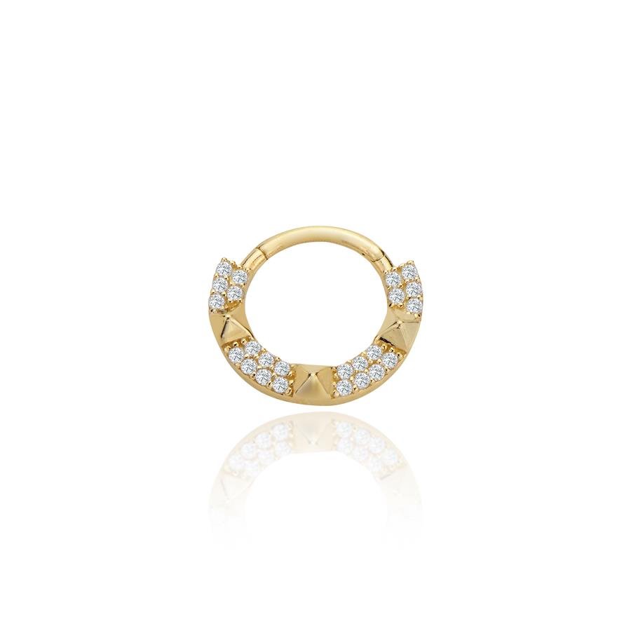 Piercing Curveless Oxyde de zirconium