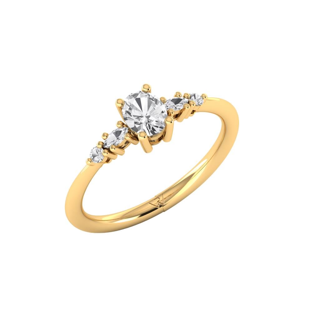 Solitaires Véralys Argent Pierre Dalloz 0.33 ct
